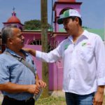 Candidato Ray Chagoya del Partido Verde busca combatir la inseguridad y el abandono en Trinidad de Viguera, Oaxaca de Juárez
