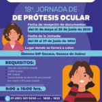 Anuncia Gobierno de Oaxaca 18ª Jornada de Prótesis Ocular en la capital oaxaqueña