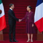 Posiciona Sheinbaum a México en el mundo; recibe a Presidente de Francia en Palacio Nacional