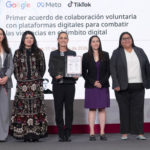 Firma Gobierno de México acuerdo histórico con gigantes digitales para proteger a las mujeres