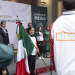 Abandera Claudia Sheinbaum a la delegación mexicana rumbo a los XXV Juegos Centroamericanos y del Caribe